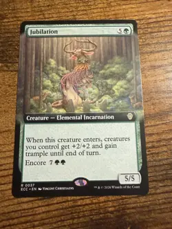 MTG Lorwyn Eclipsed Extended Art Jubilation - Image 1