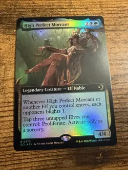 MTG Lorwyn Eclipsed Extended Art FOIL High Perfect Morcant - Image 1