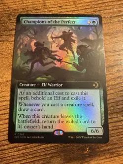 MTG Lorwyn Eclipsed Extended Art FOIL Champions of the Perfect - Image 1