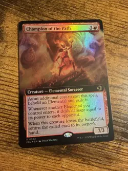 MTG Lorwyn Eclipsed Extended Art FOIL Champion of the Faith - Image 1