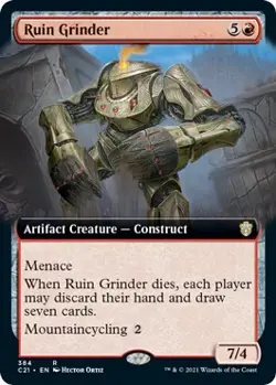 MTG Ruin Grinder (Extended Art) - 384 / English / Near Mint - Image 1