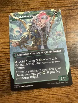 MTG Lorwyn Eclipsed Rare Borderless Brigid, Clachan's Heart Brigid Doun's Mind - Image 2