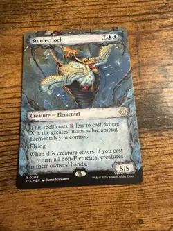 MTG Lorwyn Eclipsed Rare Showcase Sunderflock - Image 1