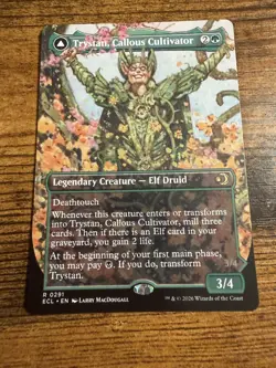 MTG Lorwyn Eclipsed Borderless Trystan Callous Cultivator Trystan Penitent Culle - Image 1