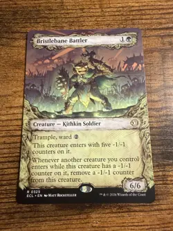 MTG Lorwyn Eclipsed Showcase Bristlebane Battler - Image 1