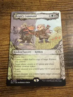 MTG Lorwyn Eclipsed Showcase Brigid's Command - Image 1