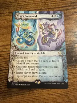 MTG Lorwyn Eclipsed Showcase Sygg's Command - Image 1