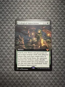 MTG Ecological Appreciation #317 Extended Art Mythic Rare Strixhaven - Image 1