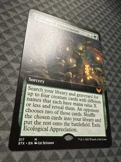 MTG Ecological Appreciation #317 Extended Art Mythic Rare Strixhaven - Image 3