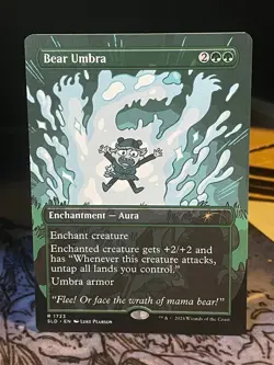 Bear Umbra NM #1723 Secret Lair SLD Nonfoil MTG Magic the Gathering Luke Pearson - Image 1
