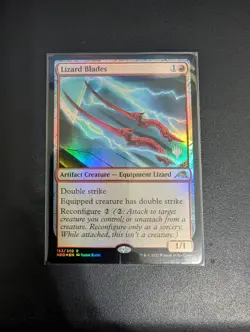 Lizard Blades Promo Pack: Kamigawa: Neon Dynasty Foil mtg - Image 1