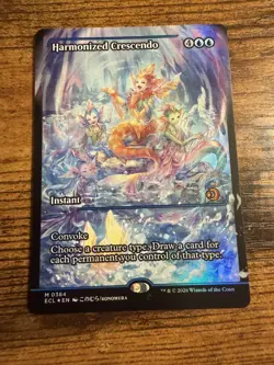 MTG Lorwyn Eclipsed SHOWCASE FOIL Harmonized Crescendo - Image 1