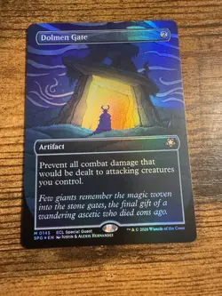 MTG Lorwyn Eclipsed Borderless Special Guest FOIL Dolmen Gate - Image 1