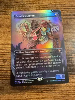 MTG Lorwyn Eclipsed Borderless Special Guest FOIL Painter's Servant - Image 1