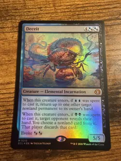 MTG Lorwyn Eclipsed Mythic FOIL Deceit - Image 1