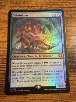MTG Lorwyn Eclipsed Mythic FOIL Wistfulness - Image 1