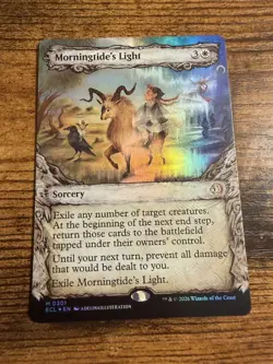 MTG Lorwyn Eclipsed Mythic Showcase FOIL Morningtide's Light - Image 1