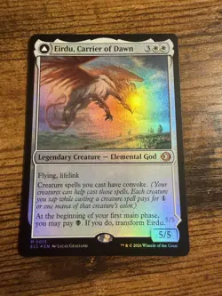 MTG Lorwyn Eclipsed Mythic FOIL Eirdu Carrier of Dawn Isilu Carrier of Twilight - Image 1