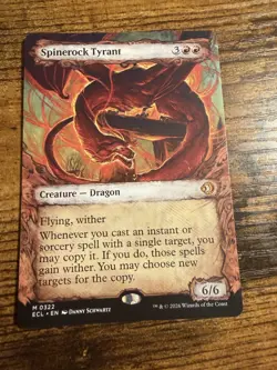 MTG Lorwyn Eclipsed Mythic Showcase Spinerock Tyrant - Image 1