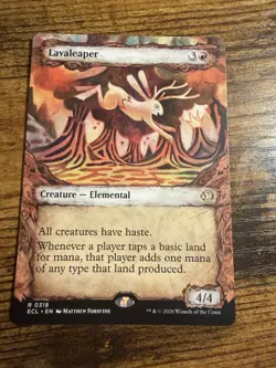 MTG Lorwyn Eclipsed Rare Showcase Lavaleaper - Image 1