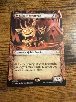 MTG Lorwyn Eclipsed Rare Showcase Scuzzback Scounger - Image 1