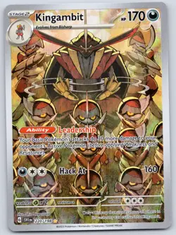 Kingambit 220/198 (NM) - Scarlet & Violet Base Set Illustration Rare Pokemon TCG - Image 1