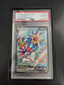 Pokemon Starmie V Astral Radiance Trainer Gallery Full Art #TG13 PSA 10 Gem Mint - Image 1