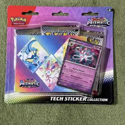 Pokemon Scarlet & Violet: Prismatic Evolutions Tech Sticker Collection Sylveon - Image 1