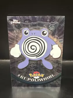 Pokemon Topps Chrome 2000 Pokemon Series 1 #61 Poliwhirl NM - Image 1