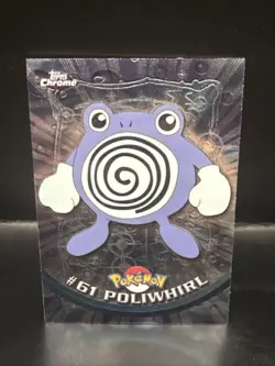 Pokemon Topps Chrome 2000 Pokemon Series 1 #61 Poliwhirl NM - Image 2
