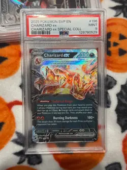 Charizard Ex Charizard Ex Special Coll Pokemon Black Star Promo SVP196 PSA 9 - Image 1