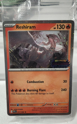 Pokemon Phantasmal Flames Reshiram 017/094 Promo Stamped Sealed TCG - Image 1