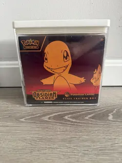 Pokemon TCG Scarlet & Violet Obsidian Flames Pokemon Center Exclusive ETB Sealed - Image 1