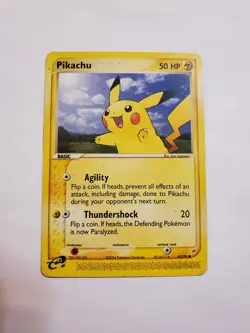 POKEMON Team Magma vs Team Aqua E-Reader Pikachu #43/95 HP - Image 1