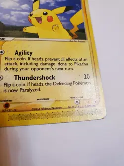 POKEMON Team Magma vs Team Aqua E-Reader Pikachu #43/95 HP - Image 5
