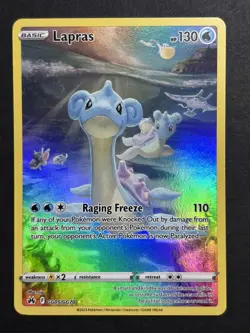 Lapras GG05/GG70 Crown Zenith Galarian Gallery Pokemon NM - Image 1