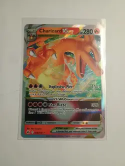 Pokemon TCG Charizard VSTAR Crown Zenith Holo Ultra Rare - Image 1