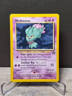 Pokemon TCG Misdreavus - Black Star Promo #39 - Near Mint Vintage - Image 2