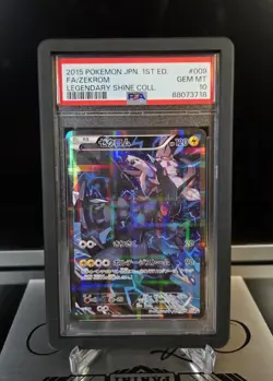 Pokemon: Zekrom/ FA, Legendary Shine Collection, JPN 1st ED, PSA 10!!! - Image 1