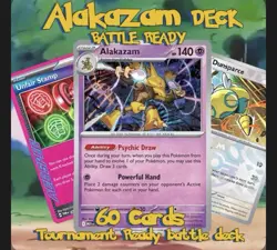 Alakazam TCG Deck | Competitive Tournament Ready | Pokemon Meta Decks -W/Video - Image 1