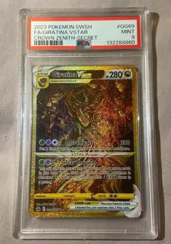 Pokemon Giratina VSTAR GG69/GG70 PSA 9 MINT CROWN ZENITH SECRET FULL ART - Image 1