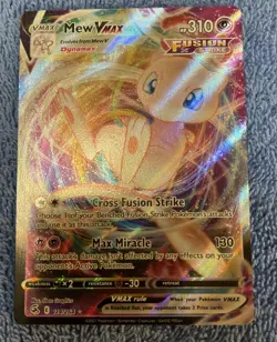 POKEMON MEW VMAX 114/264 SWORD & SHIELD FUSION STRIKE - Gem Mint. 🔥🔥 - Image 1