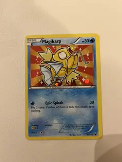 Pokemon Trading Card TCG Magikarp XY143 Holo Black Star Promo - Image 1