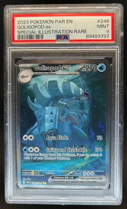 2023 Pokemon Paradox Rift Golisopod ex Special Illustration Rare #246/182 PSA 9 - Image 1