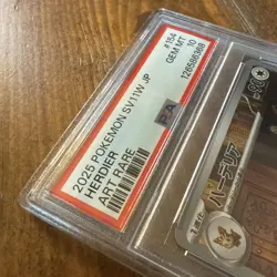 PSA 10 HERDIER #154 2025 POKEMON JPN SV11W-WHITE FLARE ART RARE LOW POP - Image 4