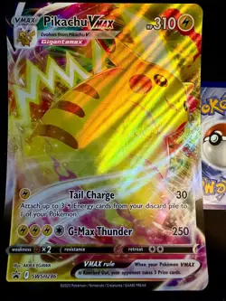 JUMBO Pikachu VMAX SWSH286 Black Star Promos Holo Pokemon TCG 2023 NM OVERSIZED - Image 1