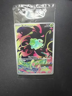 Pokemon Bulbasaur 133/132 English Mega Evolution Stamped Promo SEALED - Image 1