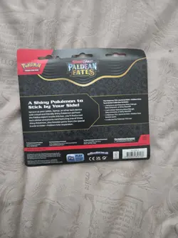 Pokemon TCG Scarlet & Violet Paldean Fates Tech Sticker Collection (Greavard) - Image 2
