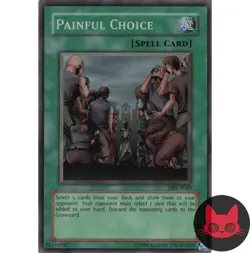 Yugioh Painful Choice MRL-EN049 Super Rare LP - Image 1