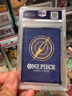 Monkey D. Luffy P-037 PR RARE Gen Con Foil 2023 One Piece Card English PSA 10 - Image 2